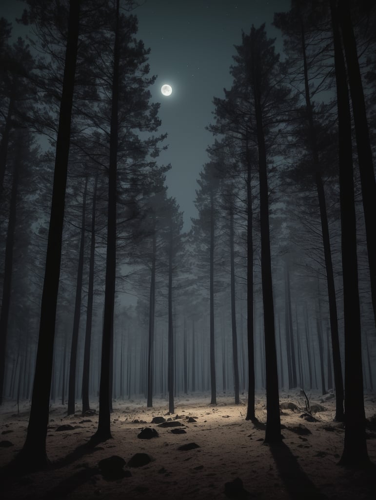 Forest at night