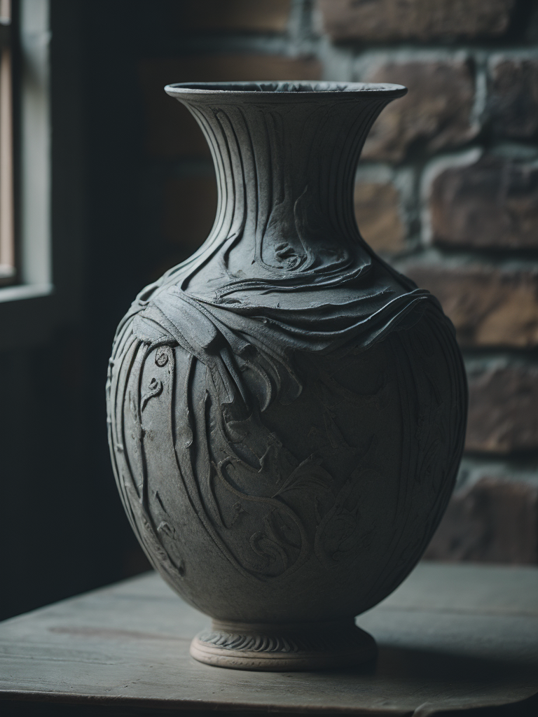 marble ancient Greece vase, sharp on details