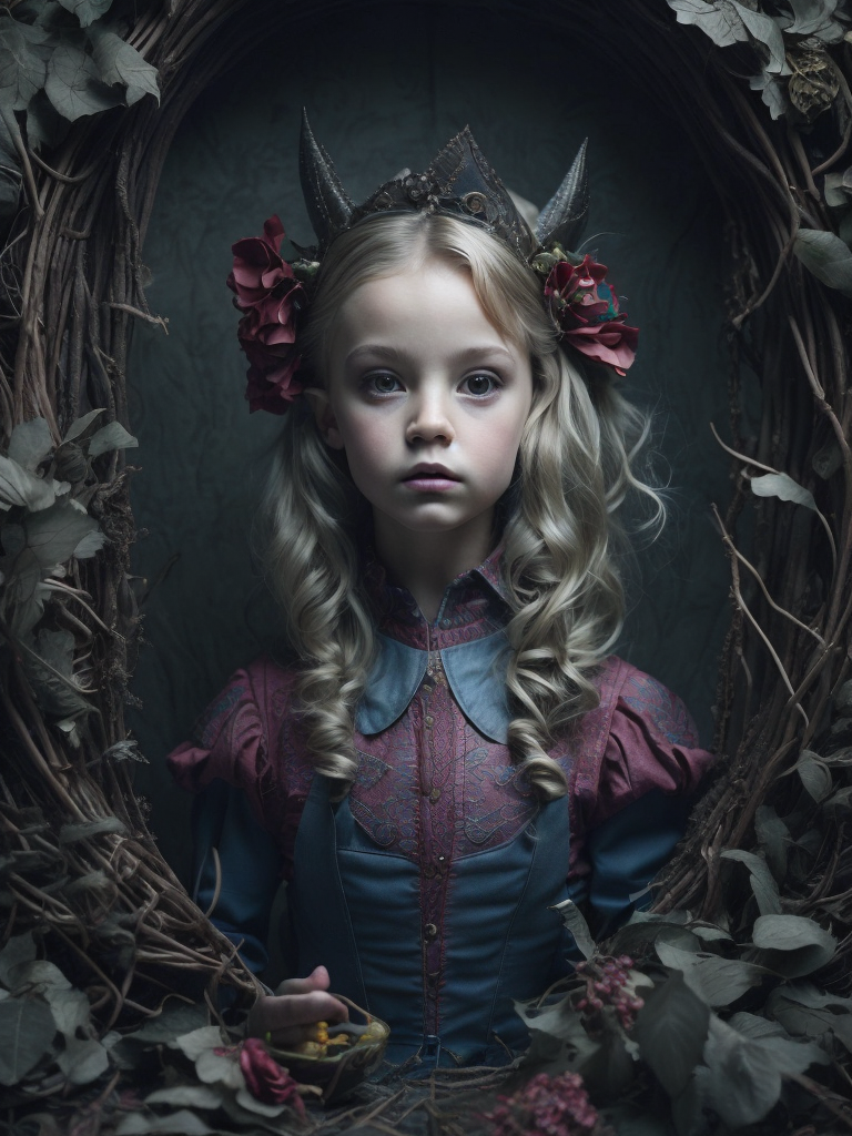 Alice in wonderland, vivid colors, wide angle, super highly detailed, professional digital painting, concept art,