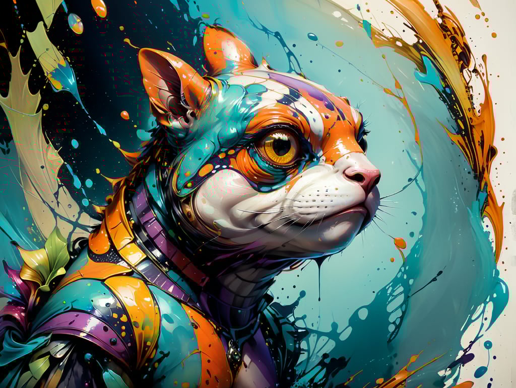 Harlequin frog from a wild tribe.