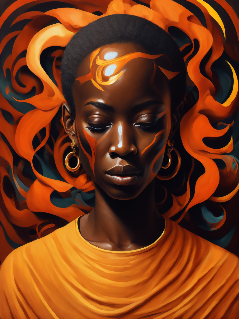 African art, minimalism abstraction at birth. by james jean and salvador dali and shusei nagaoka, oil on canvas, surrealism, neoclassicism, renaissance, hyper realistic, ultra detailed, cell shaded, minimalism, lenoid afremov style