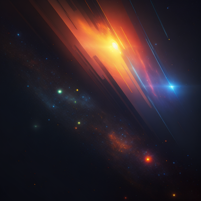 An abstract gradient background that reminds me of all the possibilities of the universe.