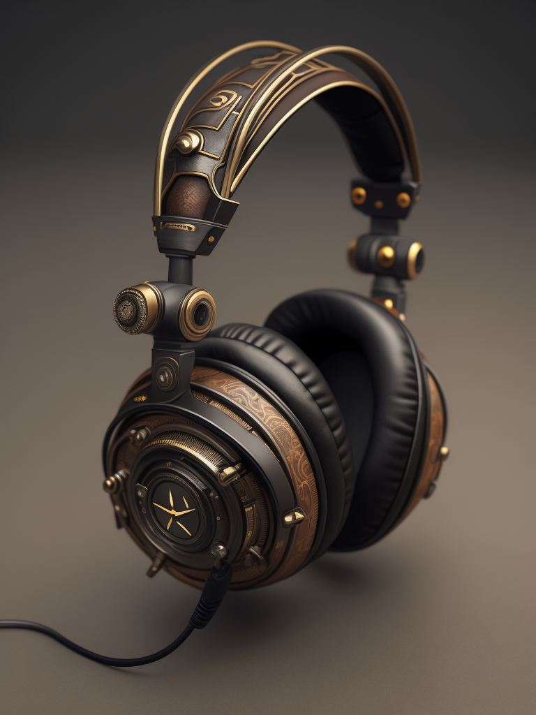 Steampunk headphones