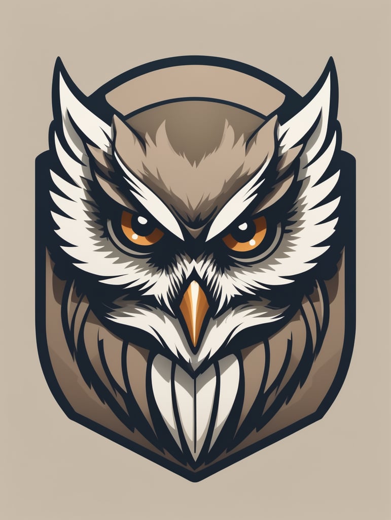 Gaming logo of owls