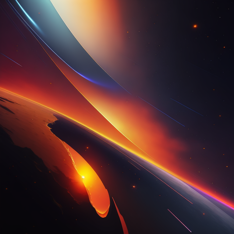 An abstract gradient background that reminds me of all the possibilities of the universe.