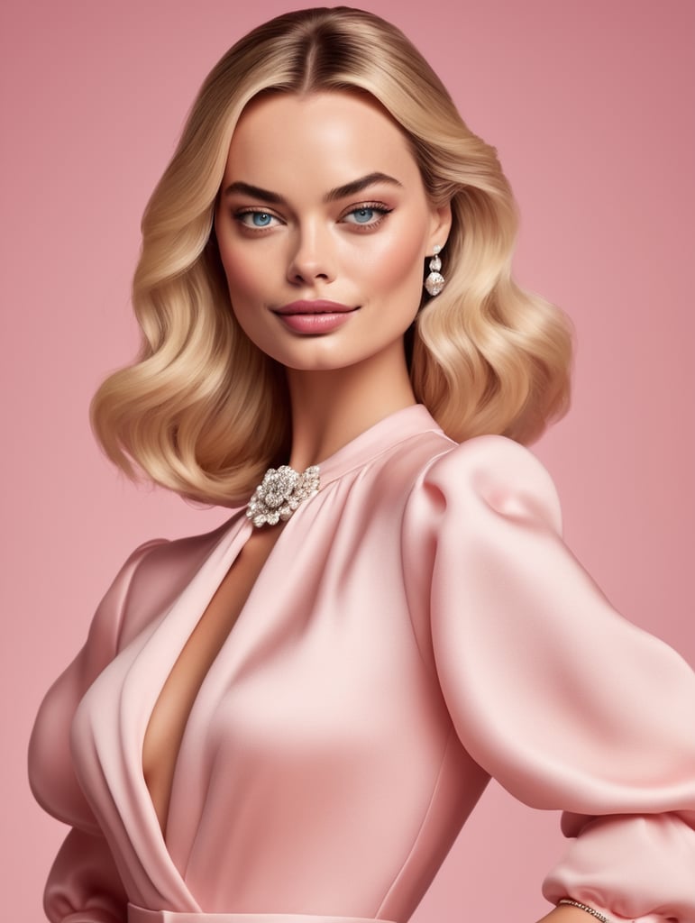 Margot Robbie as barbie