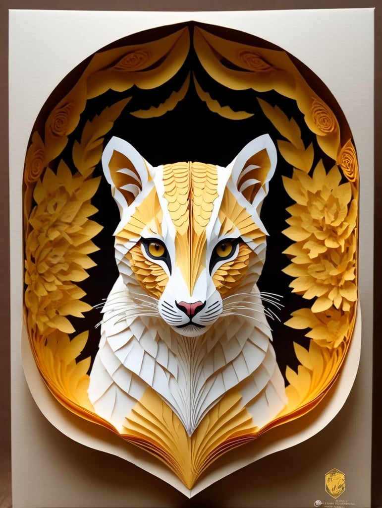 Una mujer frontal mitológica mitad mujer mitad puma de la provincia de Vicuña Chile