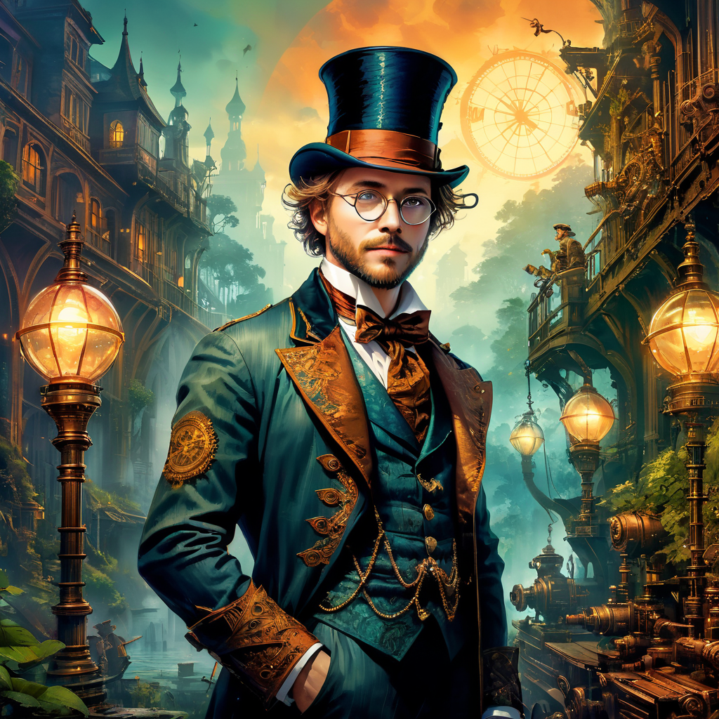 Imagine a whimsical fusion where the enchanting world of "A Midsummer Night's Dream" collides with the intricate gears and steam-powered wonders of steampunk. In this imaginative blend, the magical forests of Shakespeare's play are transformed into steam-filled jungles where fairies operate clockwork contraptions, and Puck, the mischievous sprite, wears goggles and a top hat. The romantic and dreamlike atmosphere of the play combines seamlessly with the industrial aesthetics of steampunk, creating a visually captivating and enchanting setting where love, magic, and machinery coexist in harmony.