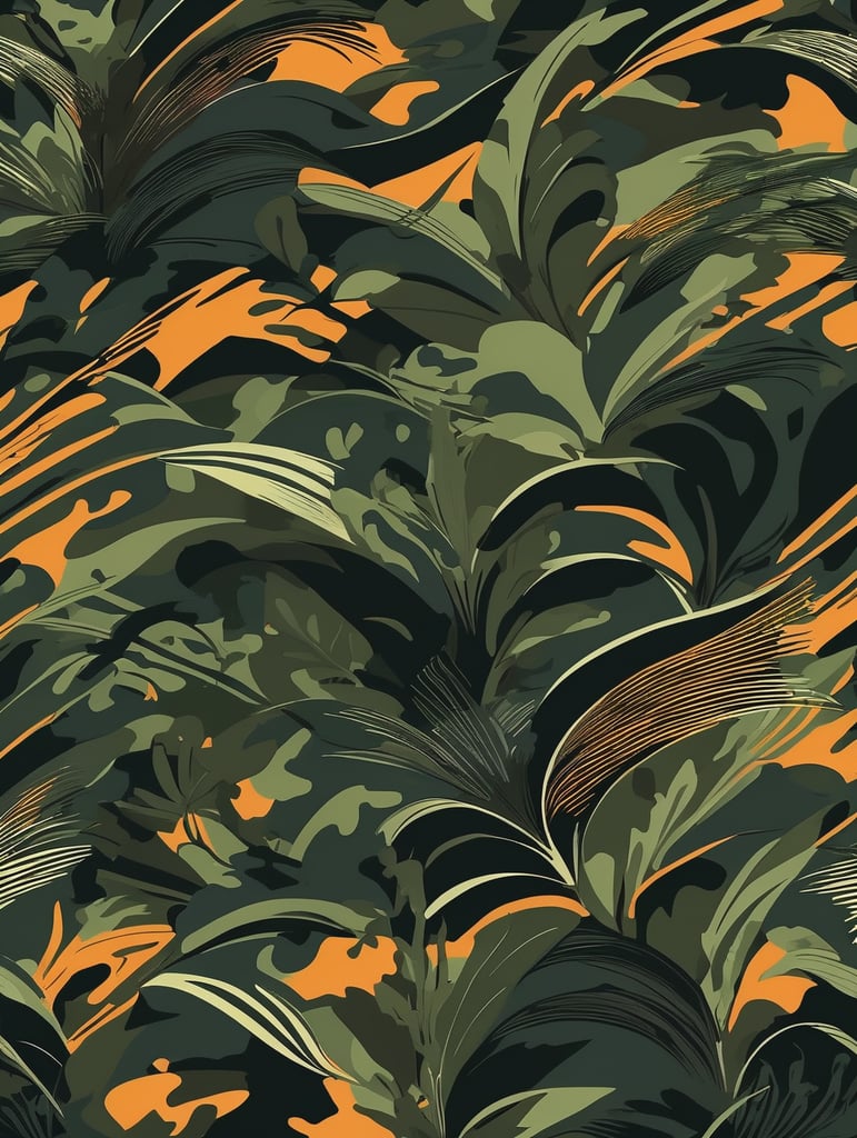 predator camouflage pattern, vector art, modern