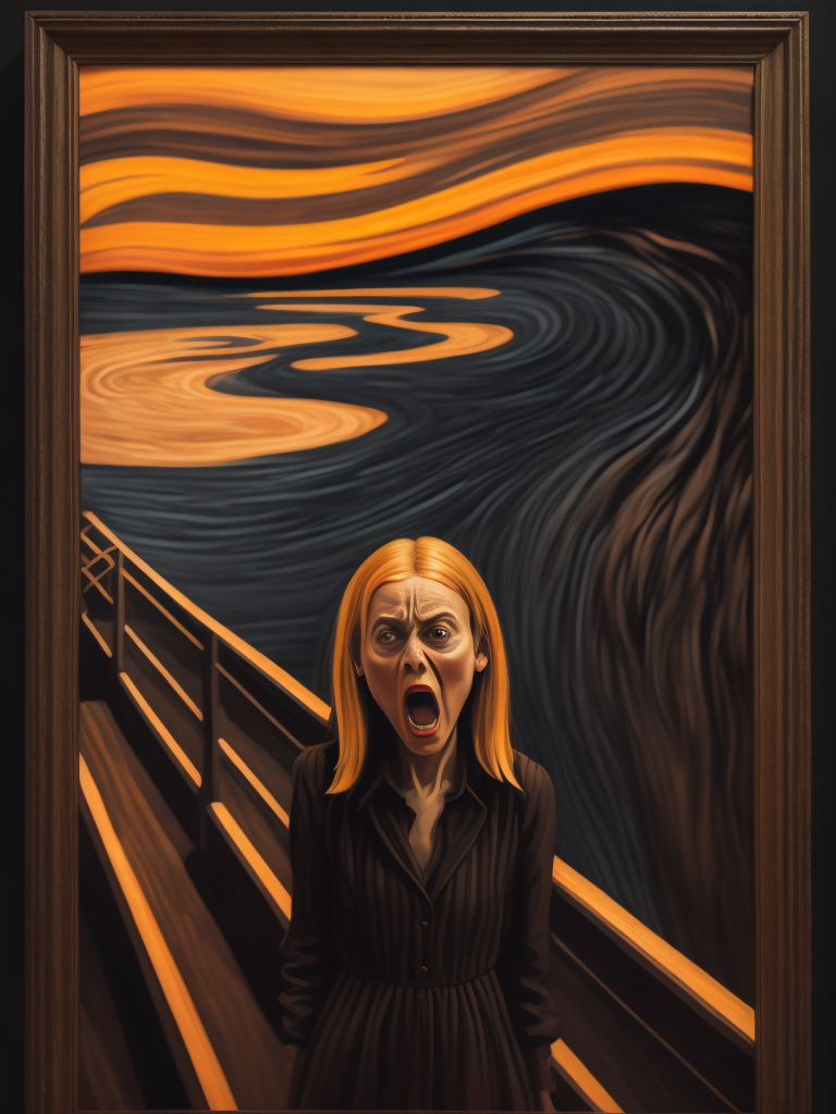 The Scream Edvard Munch, real life