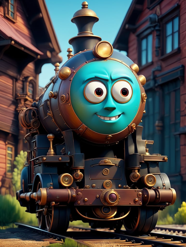 locomotive steampunk