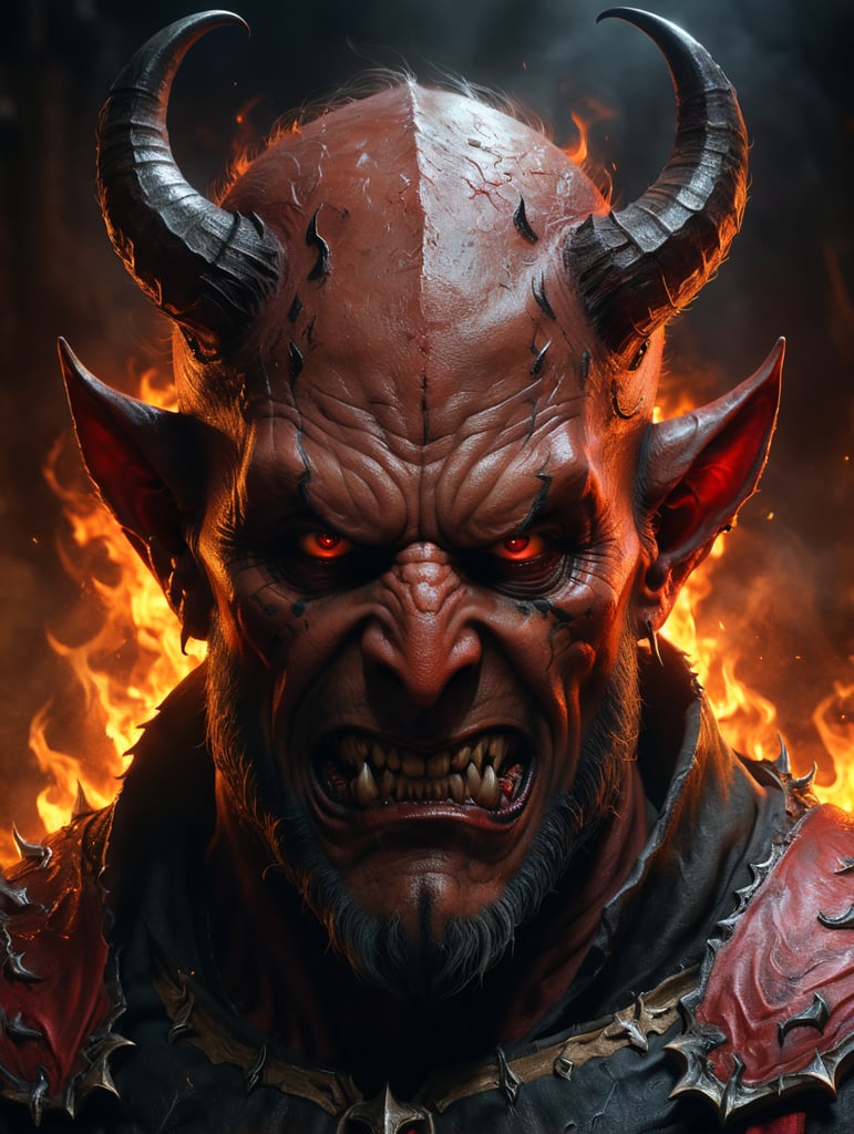 portrait devil.