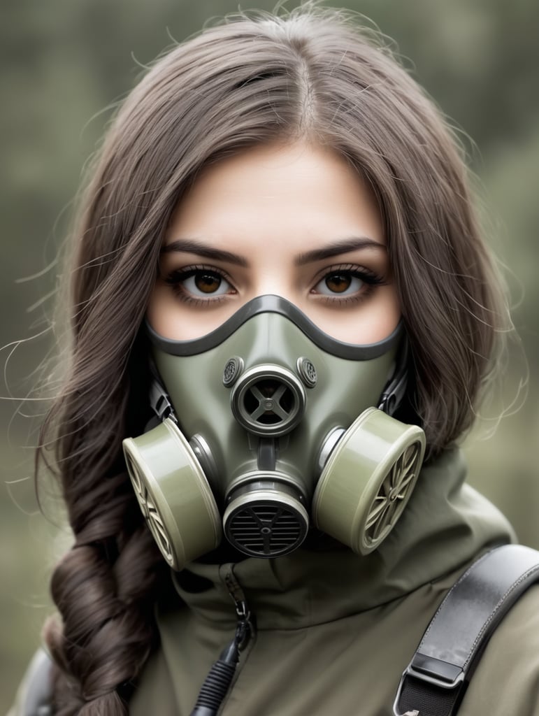 Gas mask girl