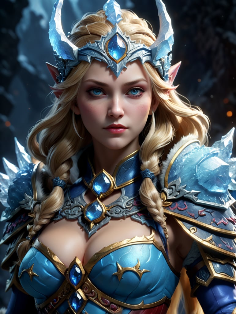 A hero from dota 2. Crystal Maiden