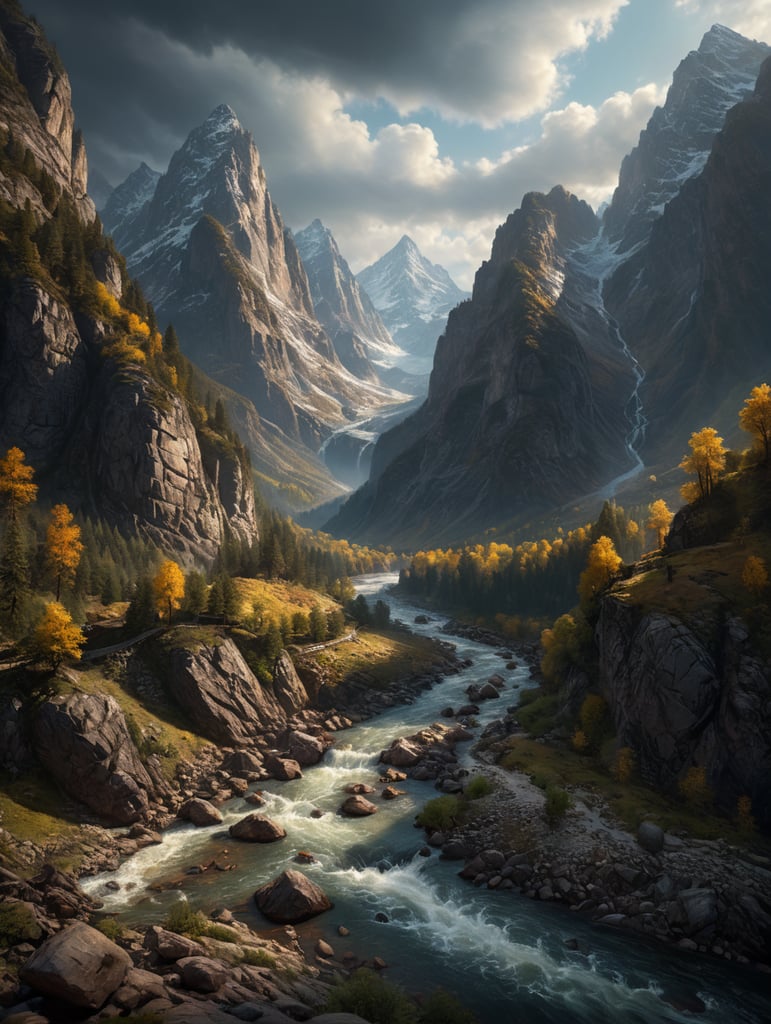 mountain river, magic