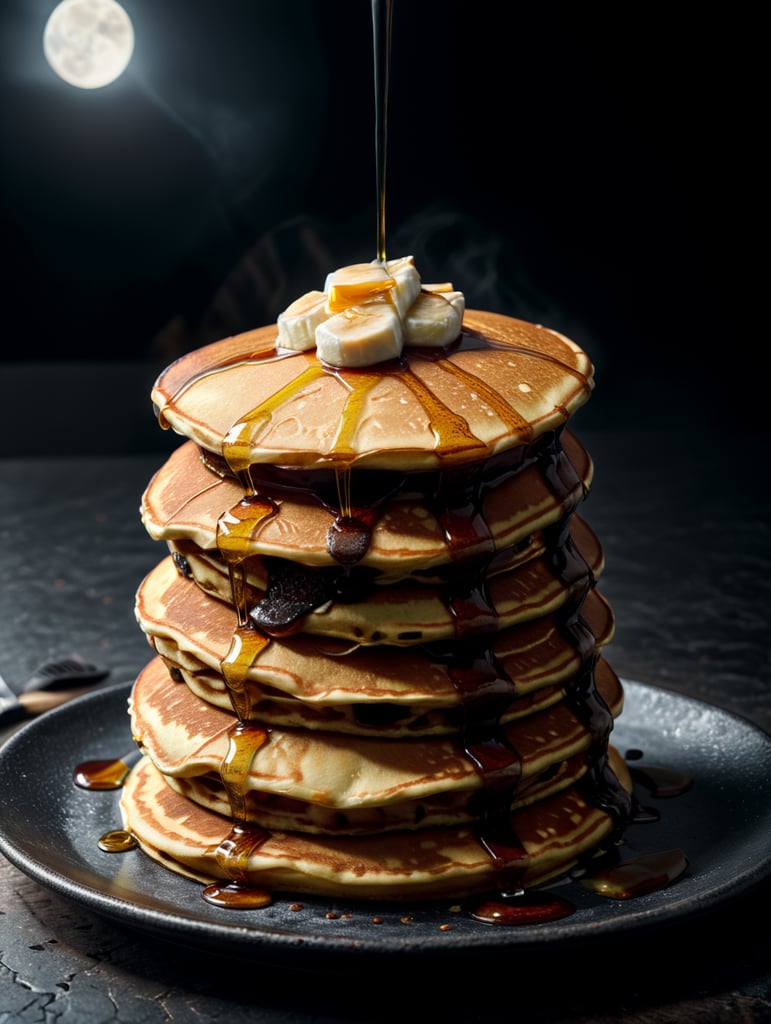 A stack of pancakes on the cover of Vogue