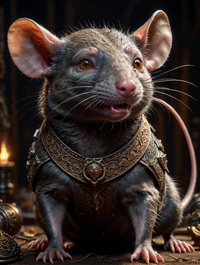 A rat that looks like a rat but it's a nice rat