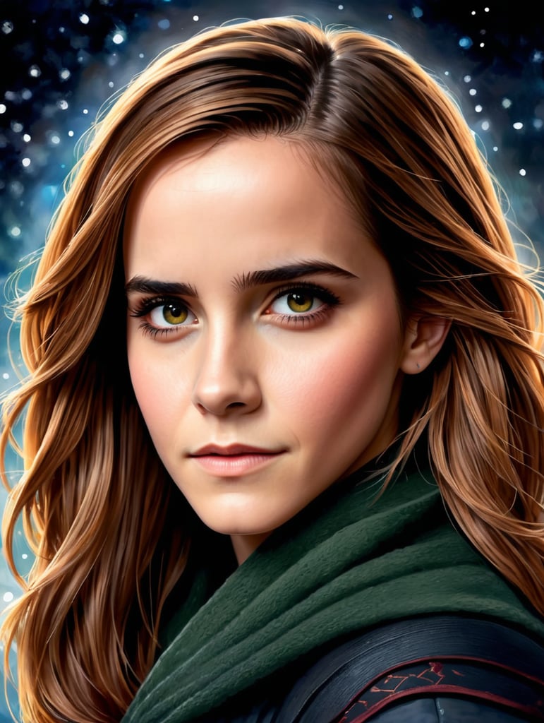 Portrait of Emma Watson, Harry Potter