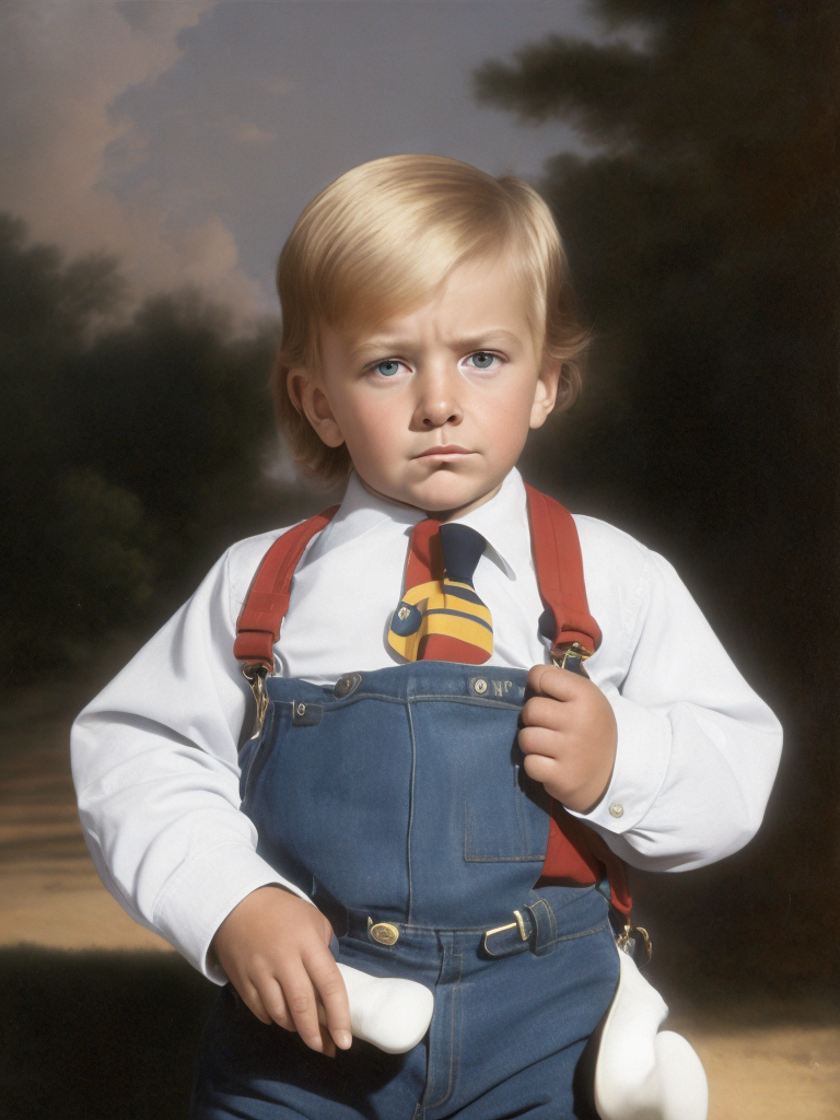 Donald Trump as a kid