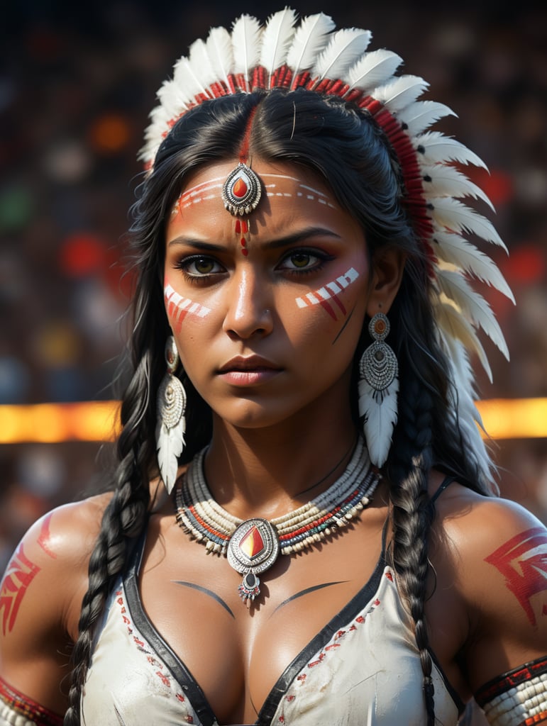 wwe Indian girl white