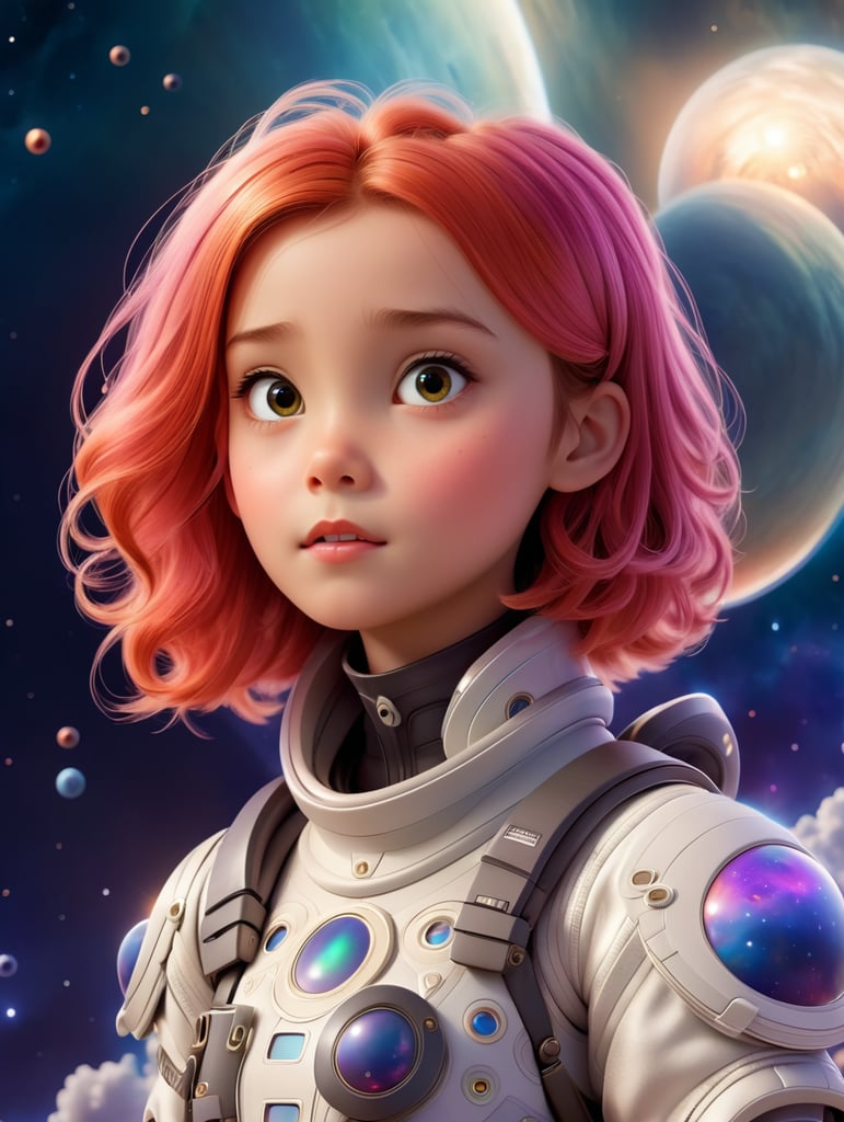 girl in space suit