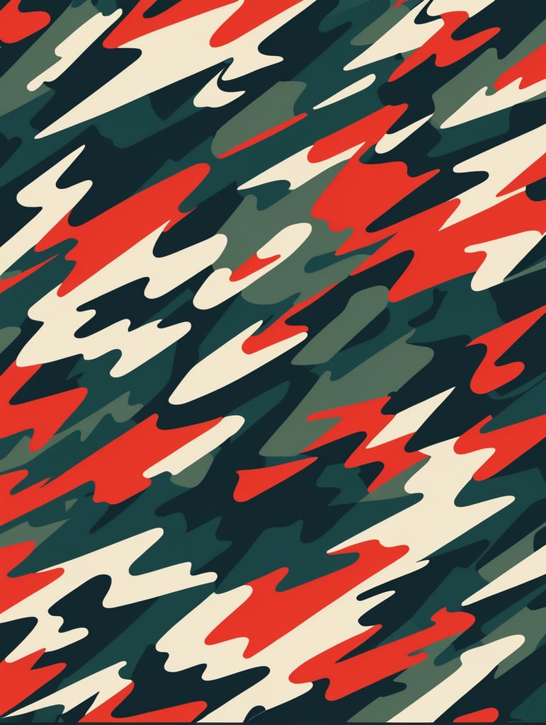 camouflage pattern, vector art, modern