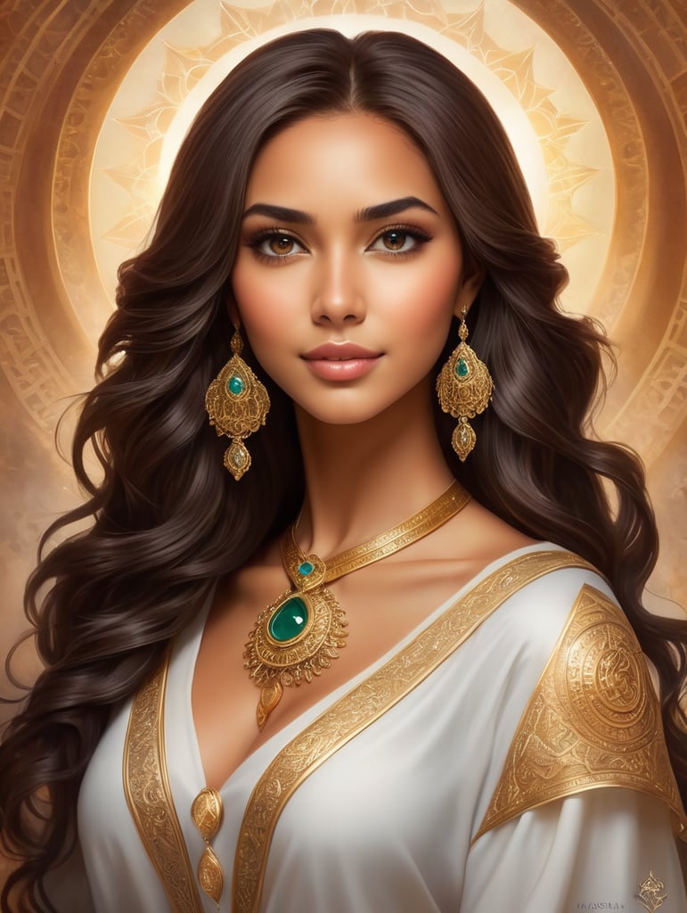 Girl name is Madina She is so cute and brown eyes, Haircut cascade, zodiac scorpio and She knows many foreign languages, loves to communicate, is a very brave, successful and rich girl, has a good mind and the ability to present herself to people like a queen, good intuition feels and sees through people, Madina has good potential to become famous and popular and soon she will be the most sought-after and popular girl, good energy and excellent intuition will lead to her dream, a very interesting personality and positive. Believe only in yourself and have a good connection with the almighty and the darling of the almighty