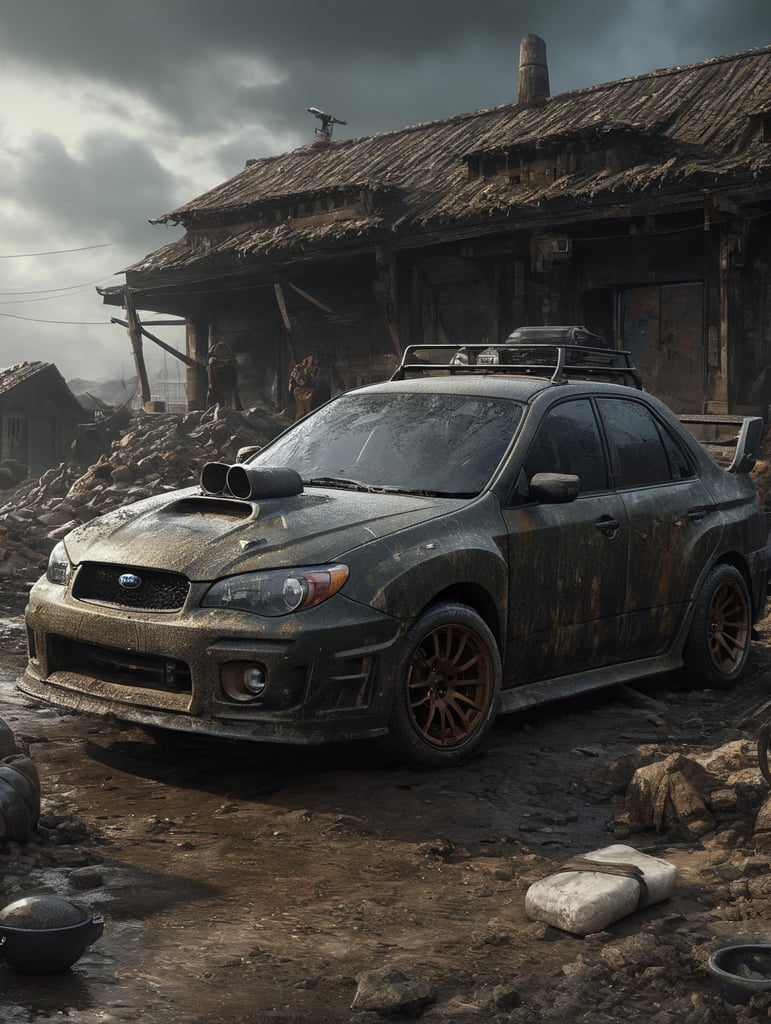 Subaru impreza post apocaliptico