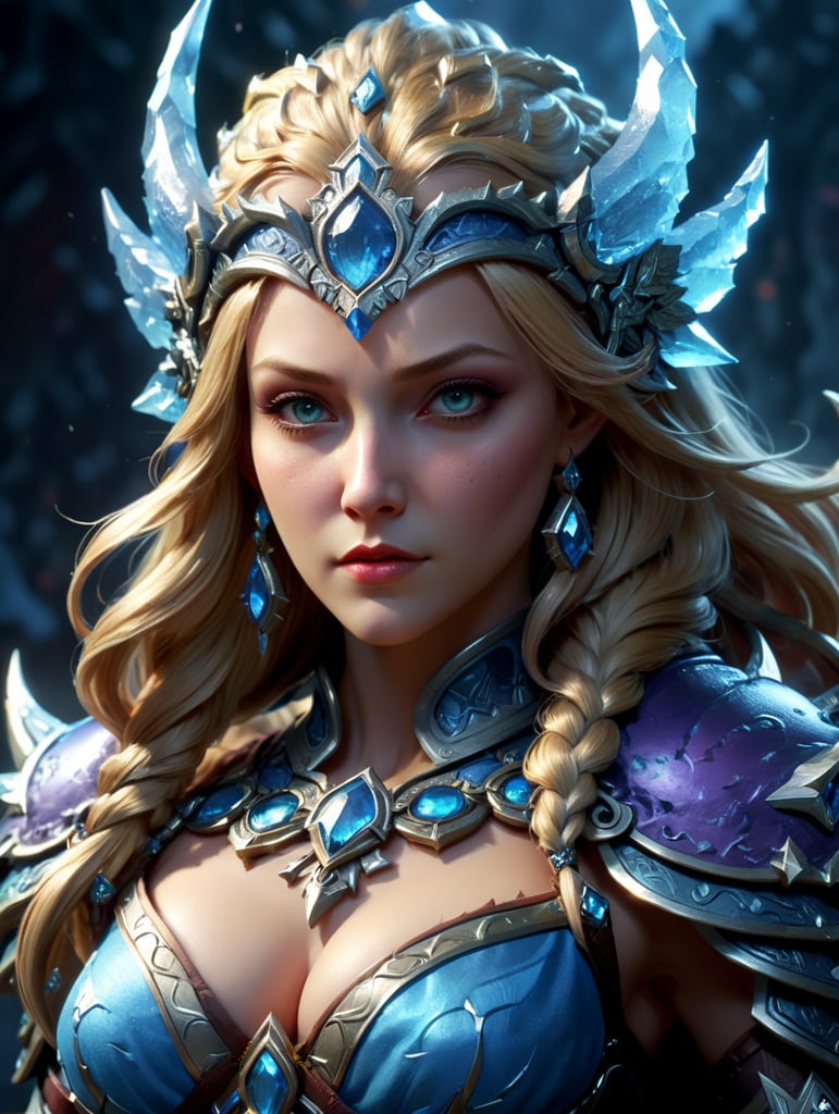 A hero from dota 2. Crystal Maiden