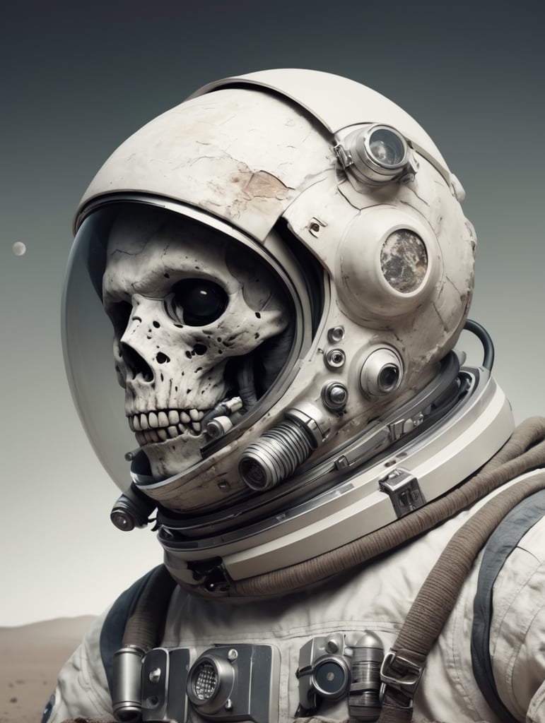 realistic dead astronaut
