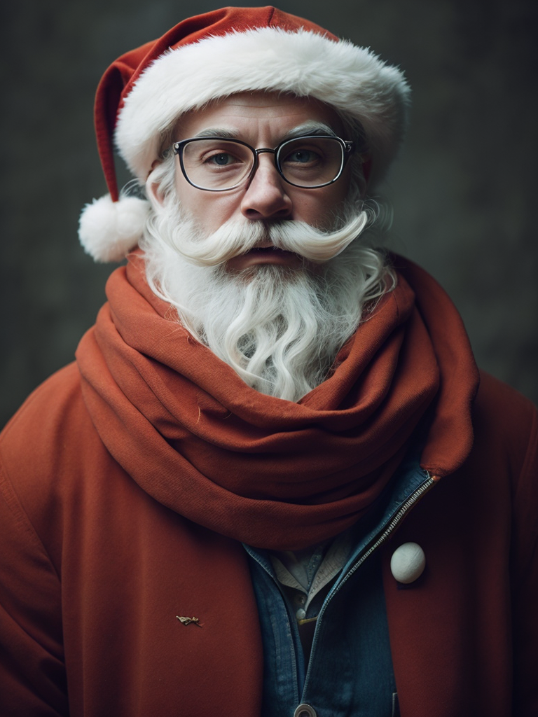 Santa in a Pixar-style world.