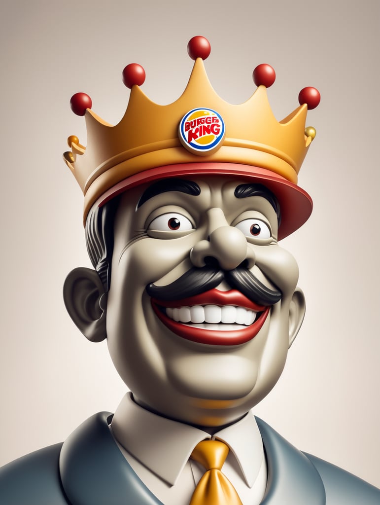 The Burger King mascot.