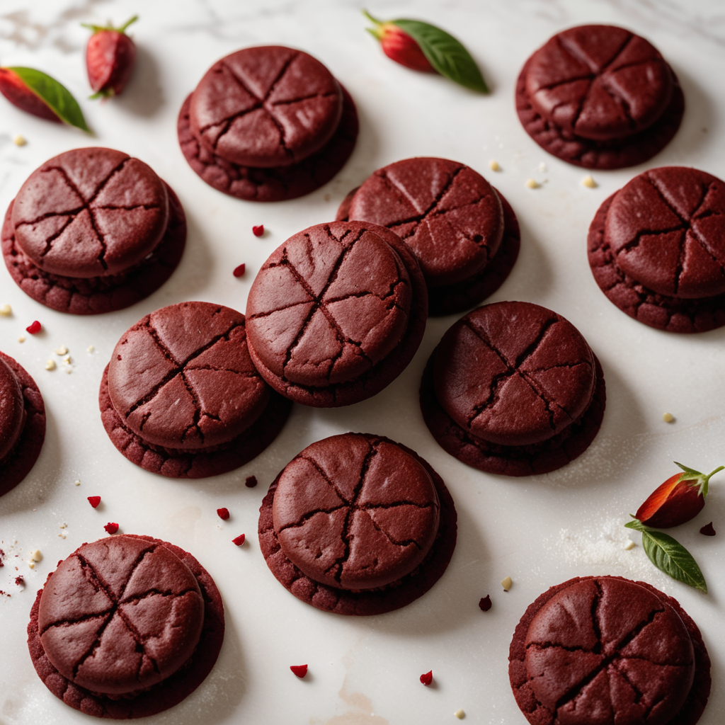 food photography cinematic red velvet cookies high quality pasta food explosion food art foodie gatherings gourmet food lovers, chef