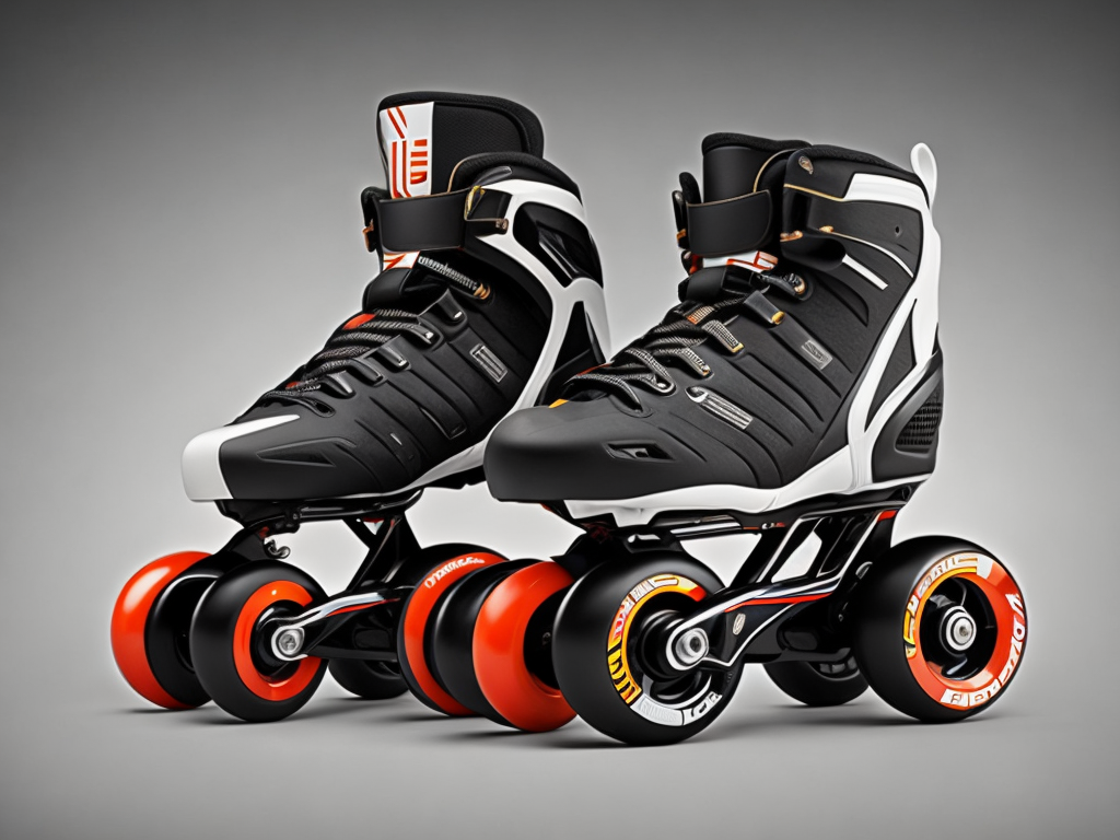 roller blades with four rollers