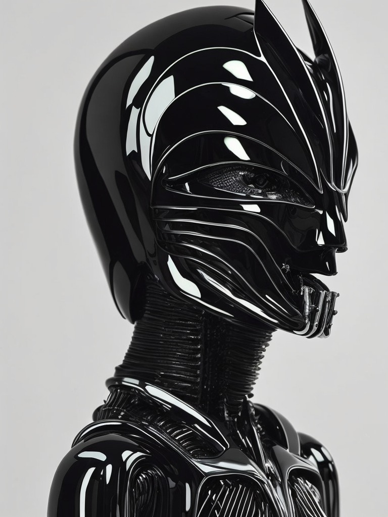 Abstract Hyperrealism Shiny Fluorescent Reflective Minimalism Creature, Giger, Moebius, Soulages