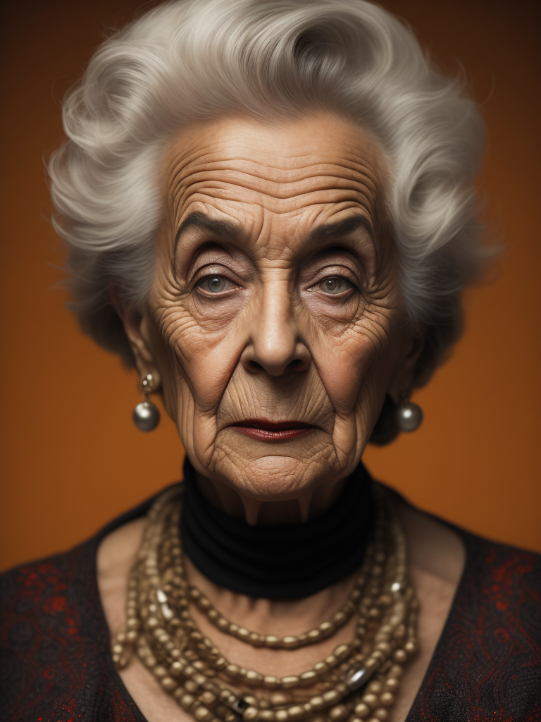 Old women, style of Earle Bergey