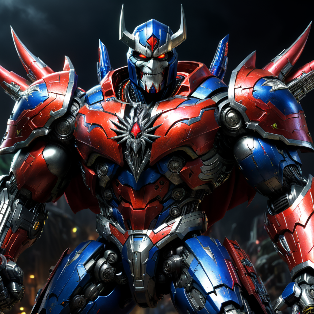 Spawn and Optimus prime combined