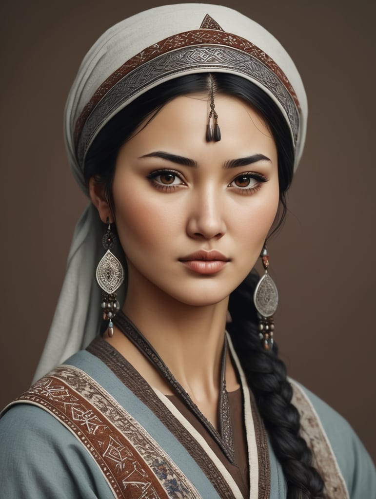 Realistic turkic women