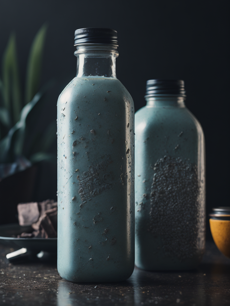 plastic bottle 3D render