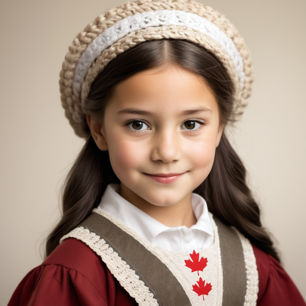 Canada traditional dress girl