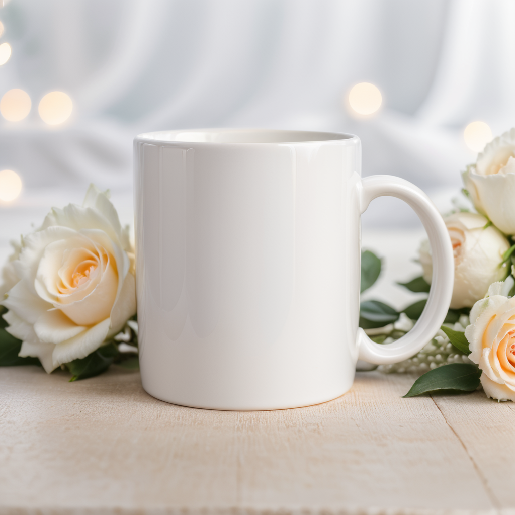 Wedding white mug