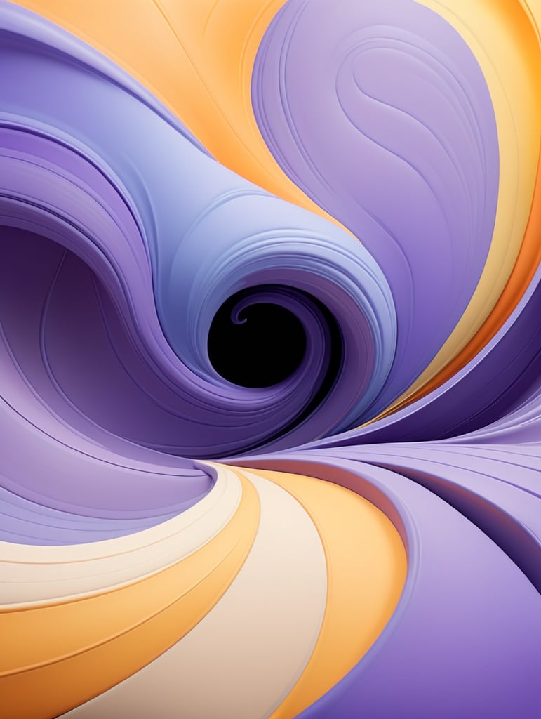 Abstract swirling patterns of lavender and golden hues blending seamlessly, creating a vibrant and dynamic visual. Use these captivating paint textures as a foundation for your brand's supporting backgrounds, exuding a sense of creativity and fluidity. The view from the top offers a unique perspective, capturing the essence of liquid movement and energy