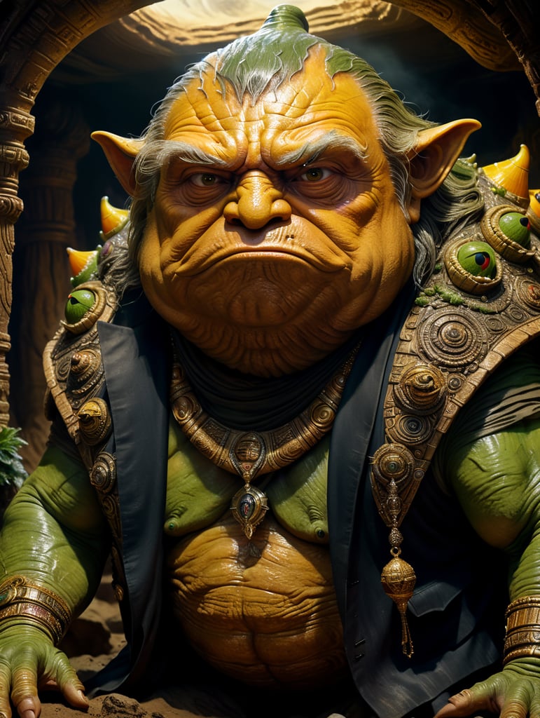 Donald Trump as jabba the Hut