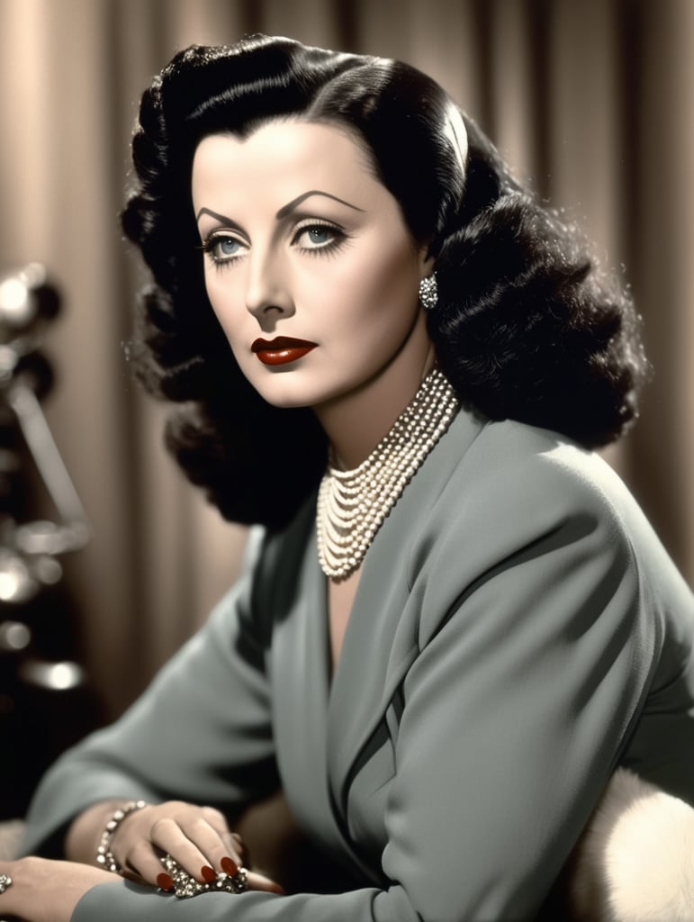 Hedy Lamarr co-invented frequency-hopping spread spectrum technology during World War II.