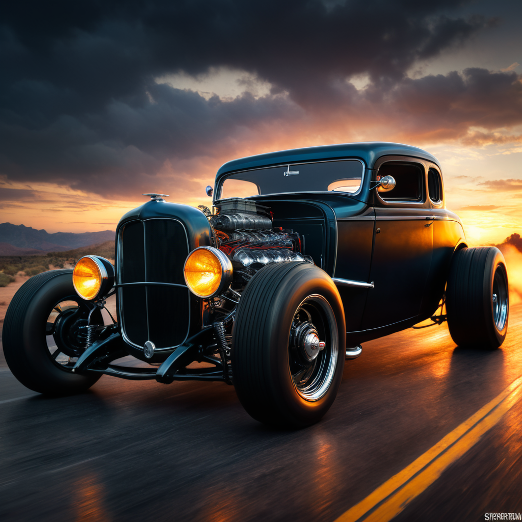 Hot Rod car