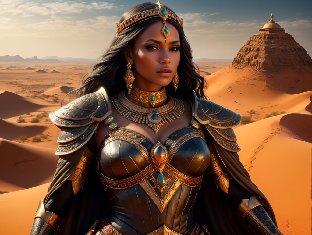 princess of Sahara desert