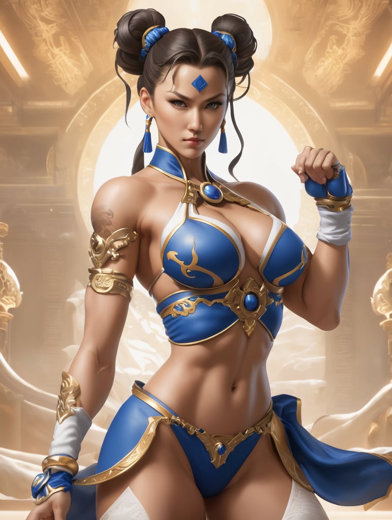 Chun li con microbikini