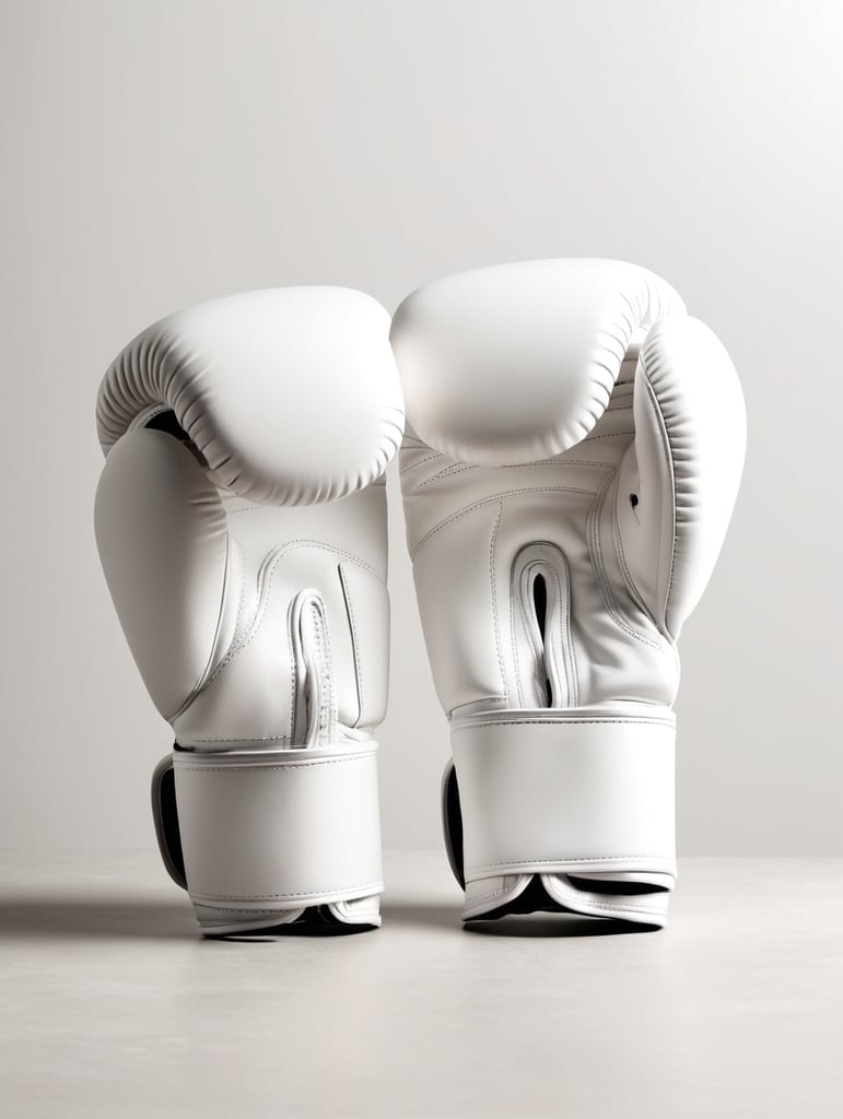 boxing gloves mockup