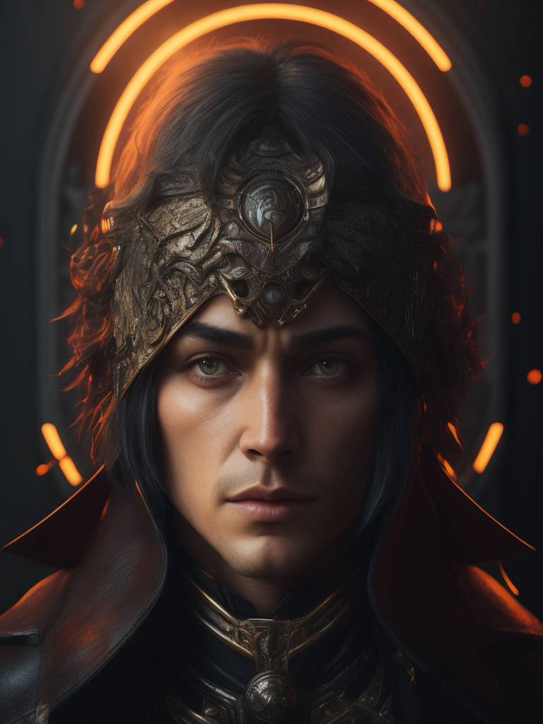 (photo realism), high-class detailing, gothic, (chrome and neon), gothic, chrome and neon, cyberpunk, dramatic, extreme composition, realistic, intricate detail, cinematic shot, lighting, photography lighting, lightroom gallery, behance photography, professional photo, unsplash, uhd, group f 64, luminism, 8k, unreal engine 5, ultra sharp focus, intricate artwork masterpiece, ominous, intricate, epic, vibrant, quality production, cinematic character render, ultra high quality model, super realistic, realistic photography, extra sharp details, sharp focus, watercolor style, artgerm, wlop, alphonse mucha, perfect composition, 8 k artistic photography, photorealistic concept art, soft natural volumetric cinematic perfect light, chiaroscuro, award - winning photograph, masterpiece, oil on canvas, atmospheric, dramatic lighting, 8k, very detailed, cinematic lighting, unreal engine, octane render, photorealistic, hyperrealistic, sharp focus, soft lighting