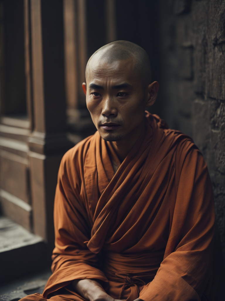 Buddhist monk life